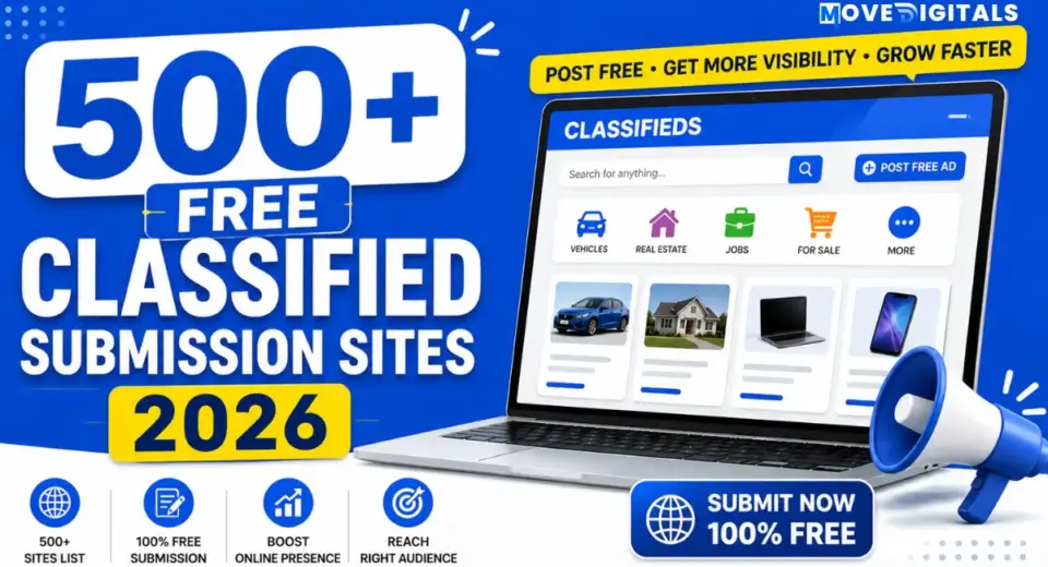Free Classified Submission Sites List 2026